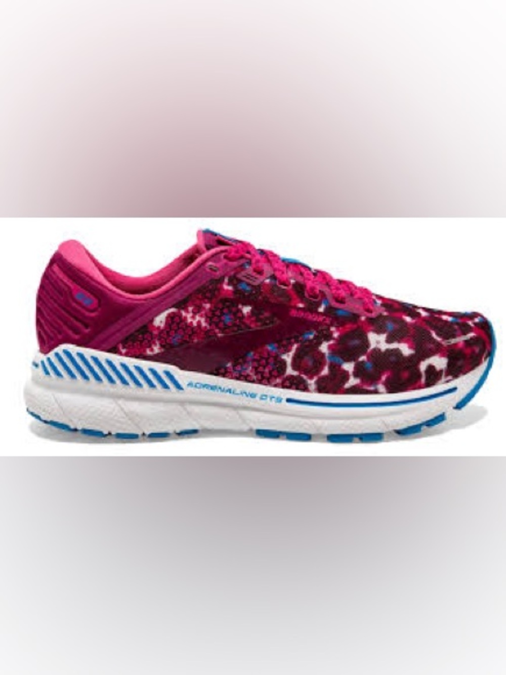 Brooks Adrenaline GTS 22 Running Shoes Women’s 7.5B Pink Animal Print
